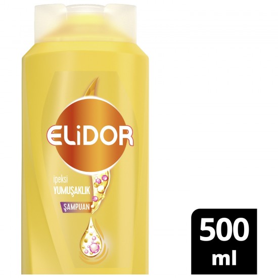 Elidor Superblend Saç Bakım Şampuanı İpeksi Yumuşaklık Argan Yağı İpek Proteini C Vitamini 500 ml